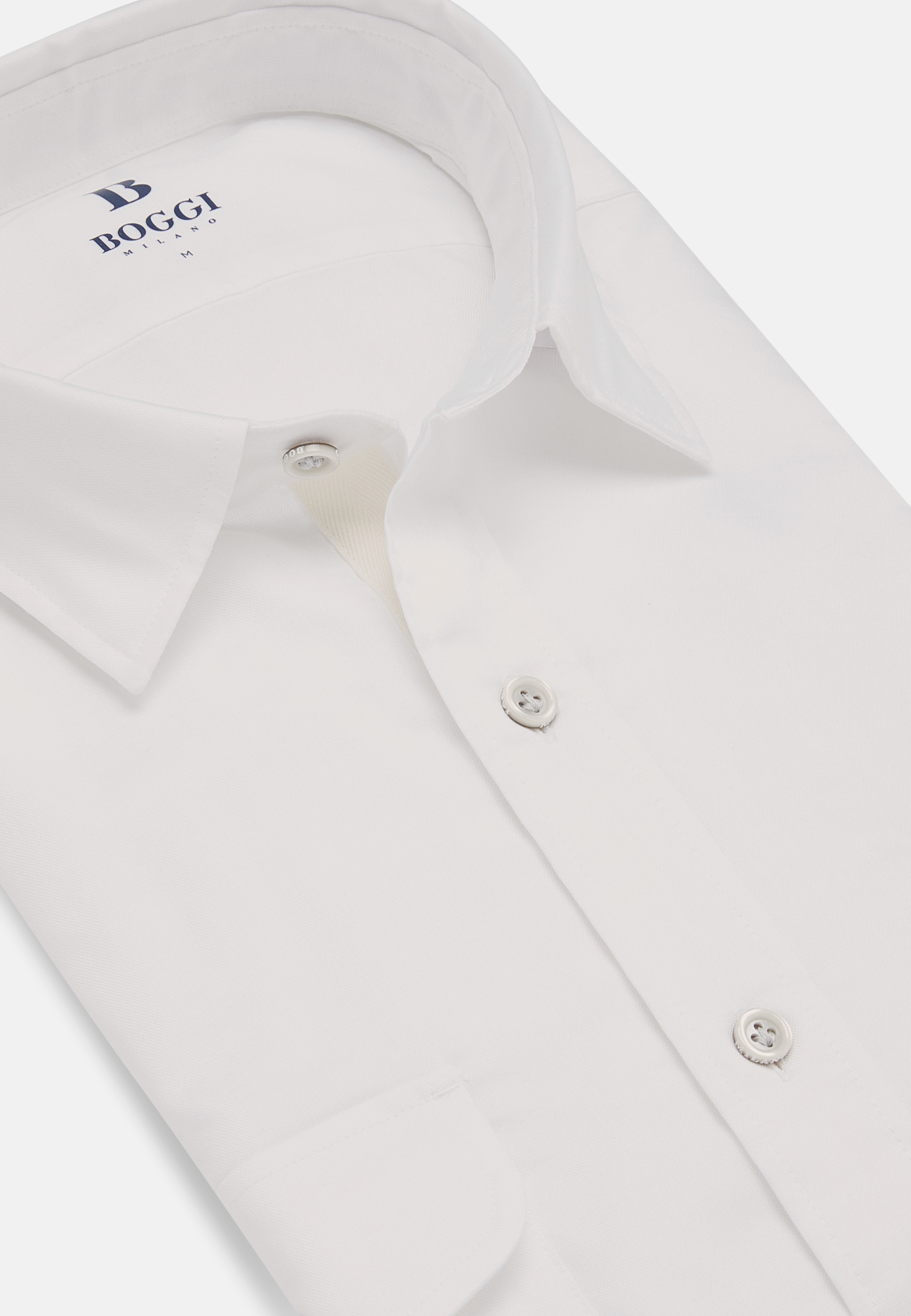 Белая рубашка классического кроя Oxford для спорта и фитнеса – фото №  6