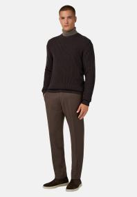 Джемпер с круглым вырезом из мериносовой шерсти