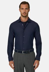 Рубашка приталенного кроя (slim fit) из эластичного нейлона B Tech