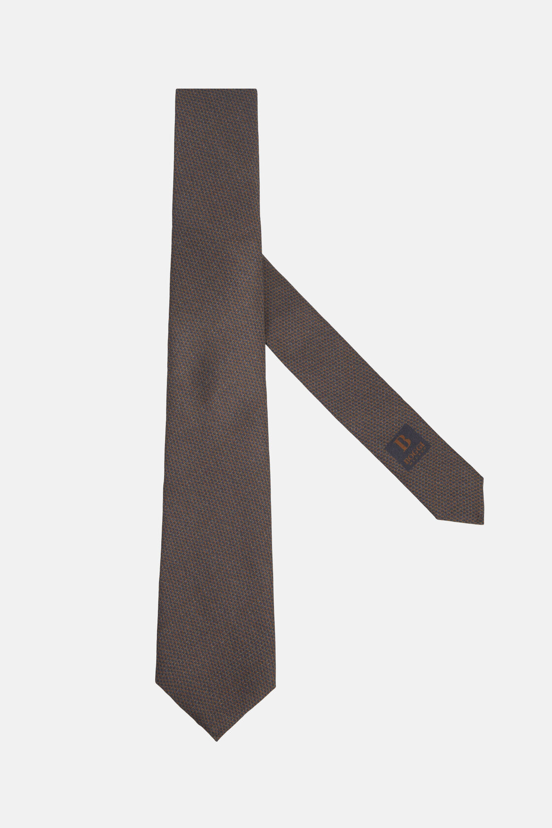 Шелковый галстук с микроузором для спорта и фитнеса – фото №  2