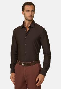 Рубашка приталенного кроя (slim fit) из эластичного нейлона B Tech