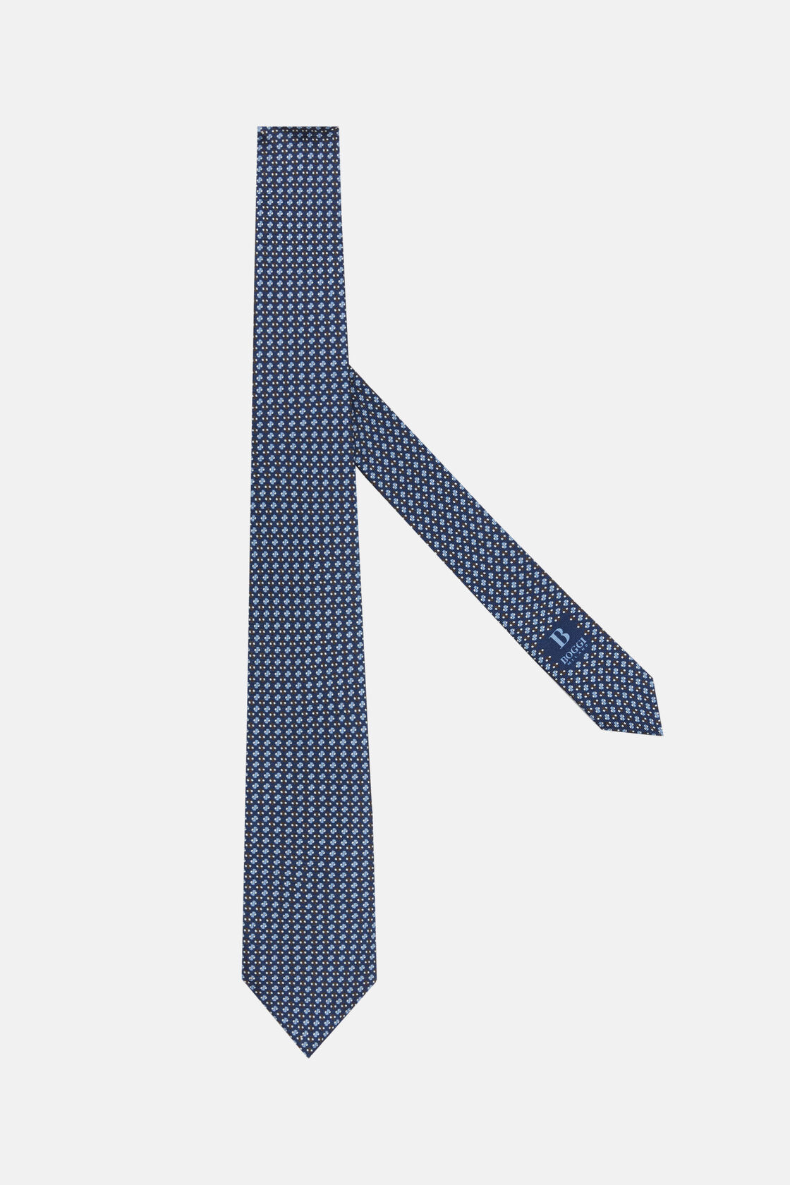 Шелковый галстук с микро узором для спорта и фитнеса – фото №  2