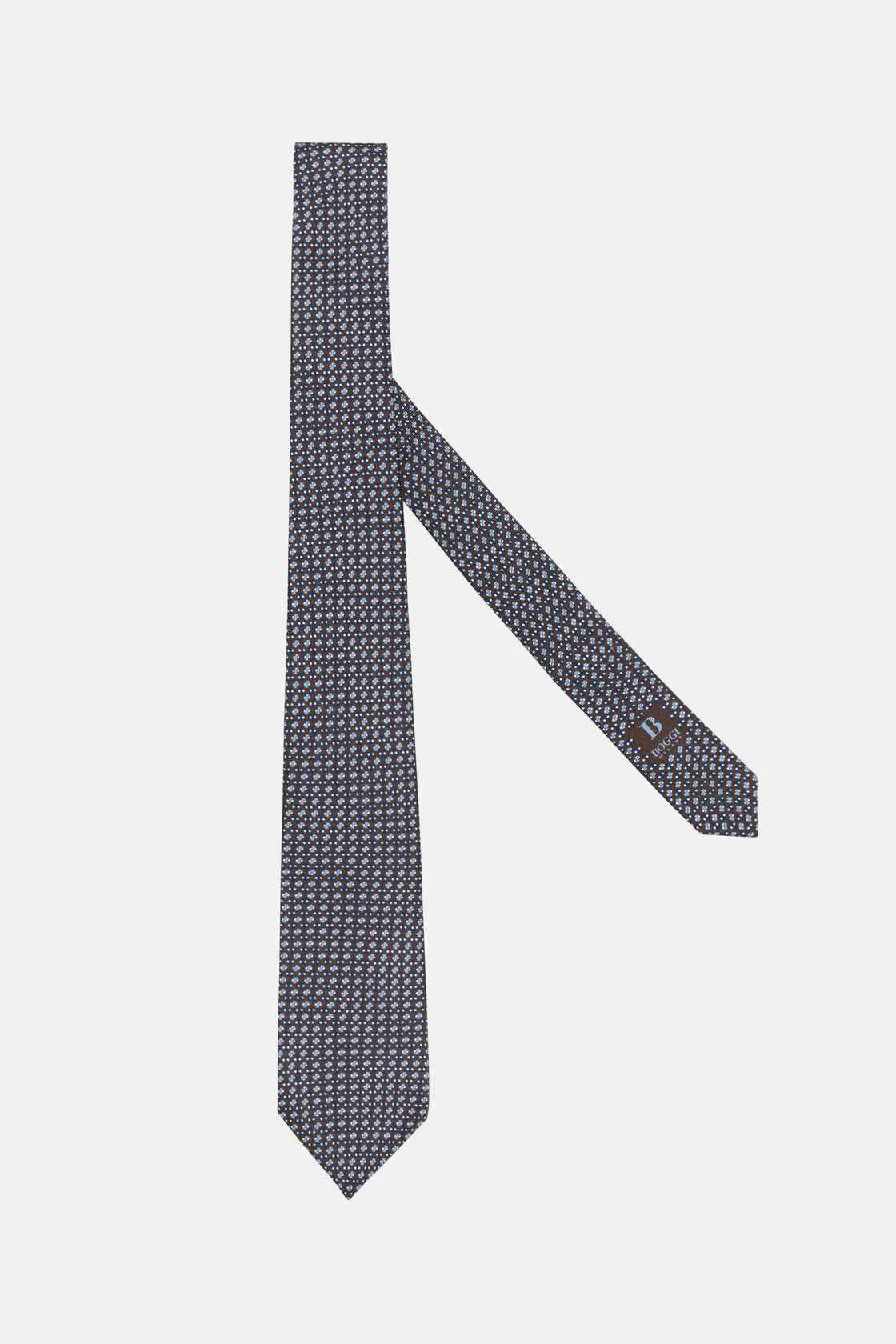 Шелковый галстук с микро узором для спорта и фитнеса – фото №  1