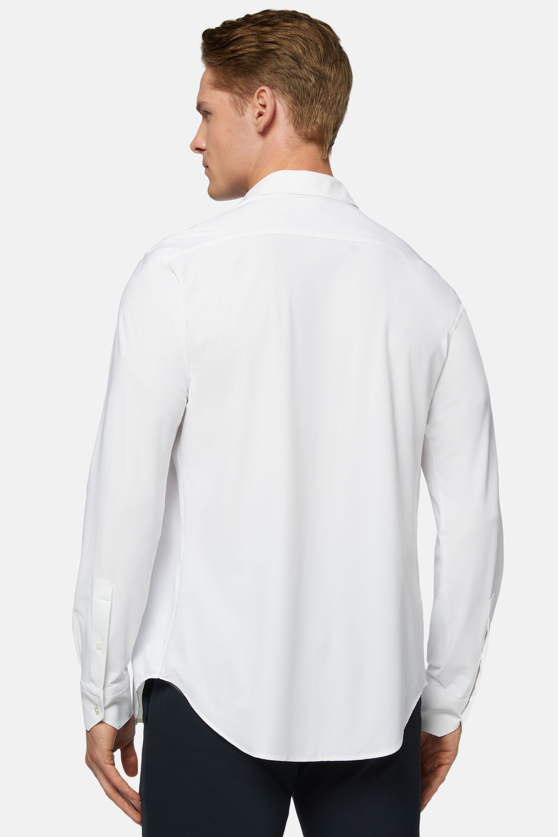 Рубашка из эластичного материала Slim fit для спорта и фитнеса – фото №  3
