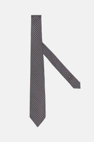 Шелковый галстук с геометрическим мотивом