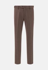 Брюки из эластичной фланели Regular fit