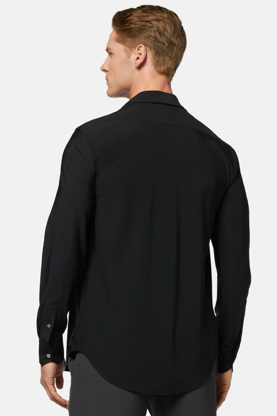 Рубашка из эластичного материала Slim fit для спорта и фитнеса – фото №  3