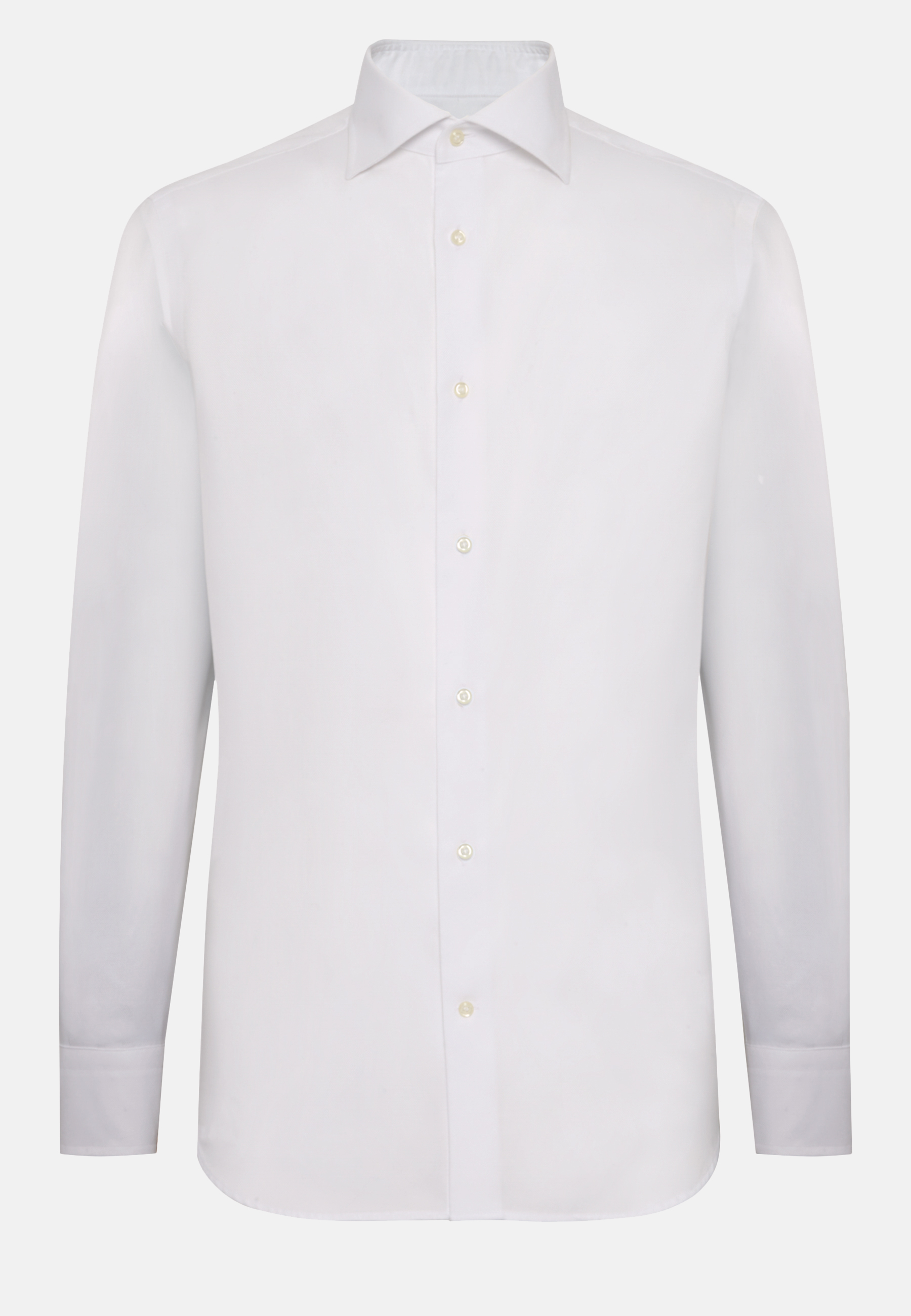 Белая рубашка из чистого хлопка Regular Fit для спорта и фитнеса – фото №  7