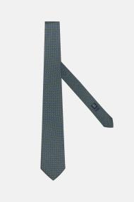 Шелковый галстук с узором в горошек
