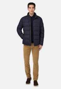 Куртка Flyn из фланели и технологичной ткани с утеплителем из пуха