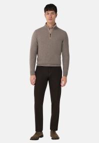 Кашемировый джемпер с молнией