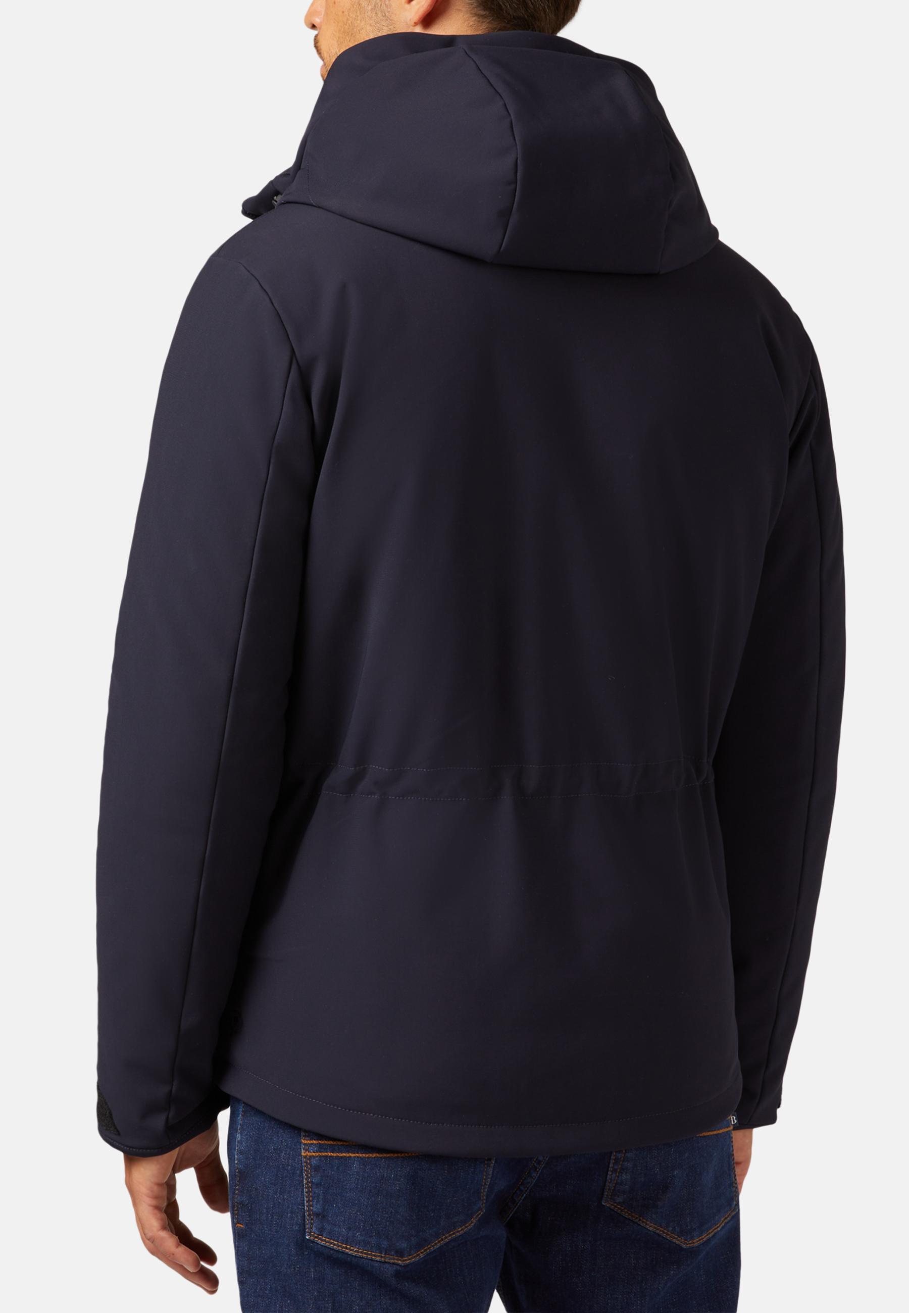 Утепленная блочная куртка из технической ткани для спорта и фитнеса – фото №  5