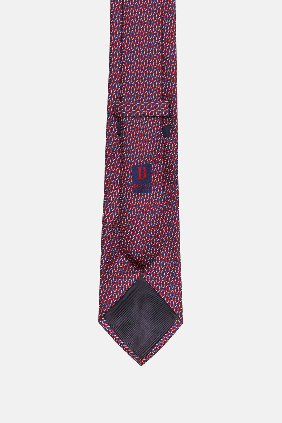 Шелковый галстук с микродизайном для спорта и фитнеса – фото №  3
