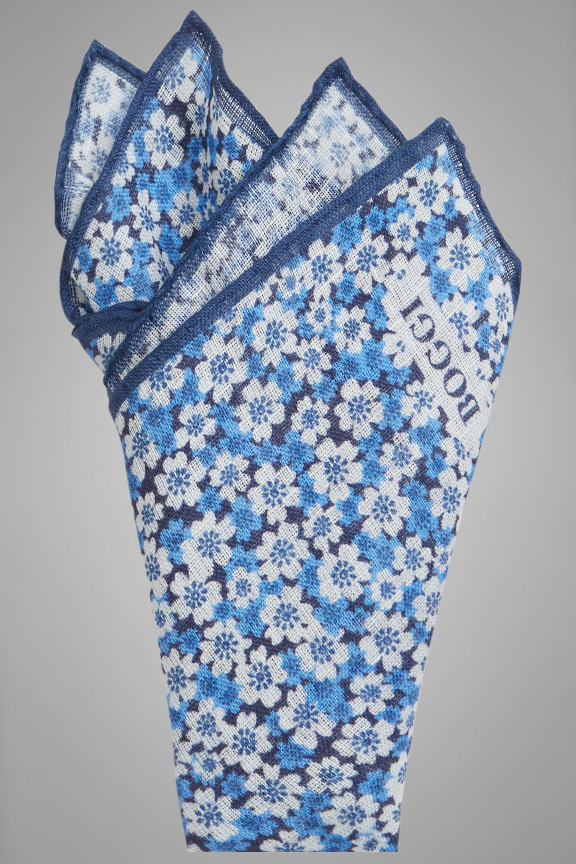 Льняной карманный платок с цветочным принтом для спорта и фитнеса – фото №  3