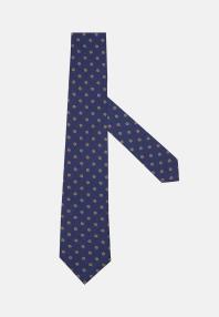 Шелковый галстук с принтом