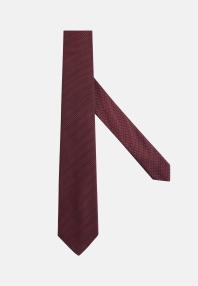 Шелковый галстук с микродизайном