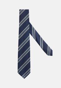Полосатый шелковый галстук