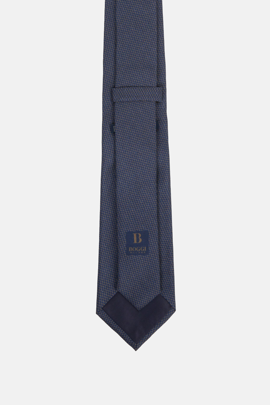 Шелковый галстук с микроузором для спорта и фитнеса – фото №  3