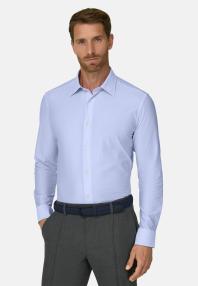 Поло стандартной посадки (regular fit) в полоску из японского джерси