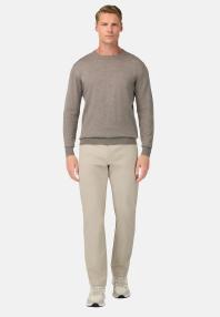 Свитер с круглым воротником из шерсти мериноса