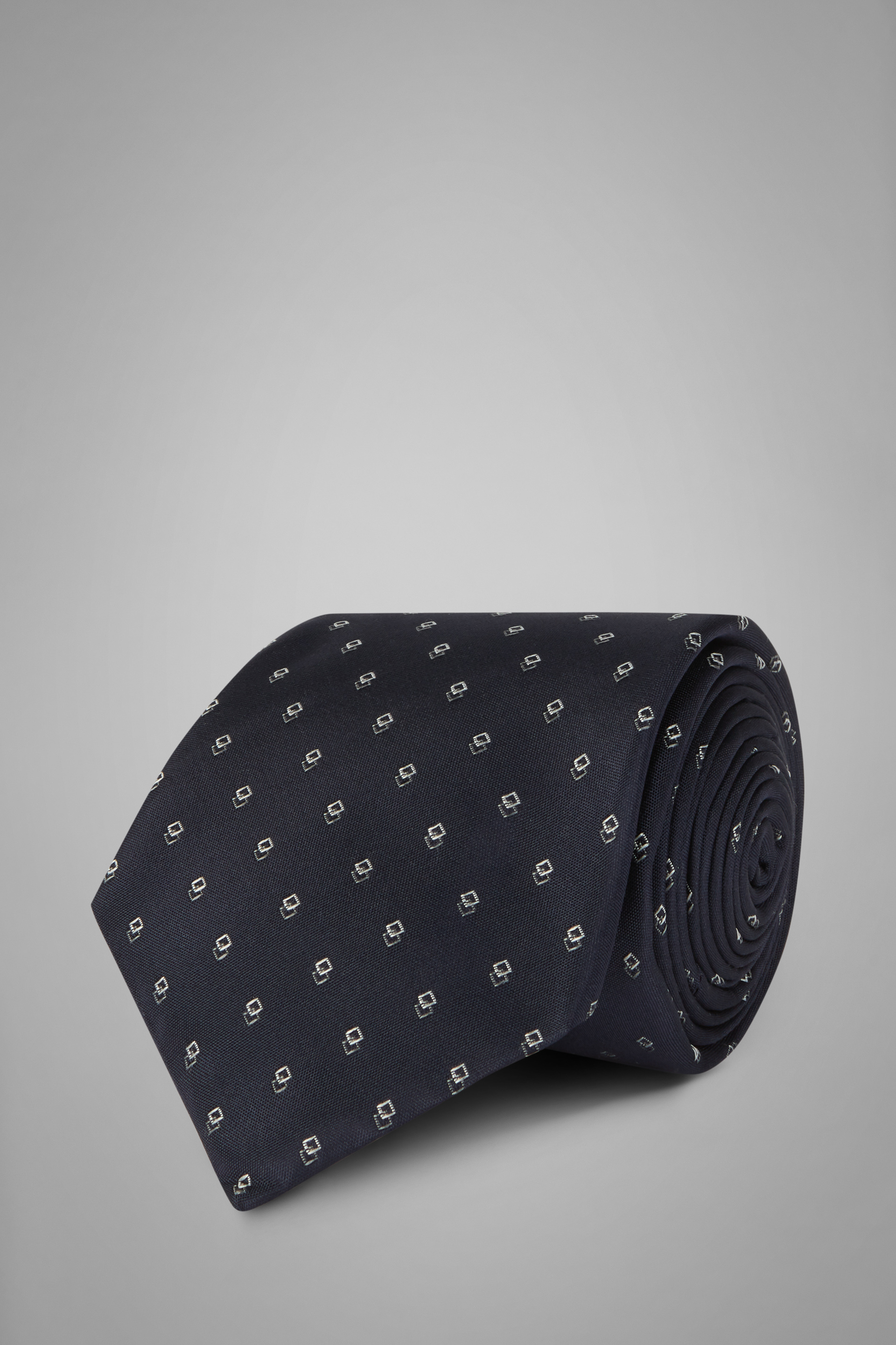 Жаккардовый галстук из шёлка с рисунком для спорта и фитнеса – фото №  2