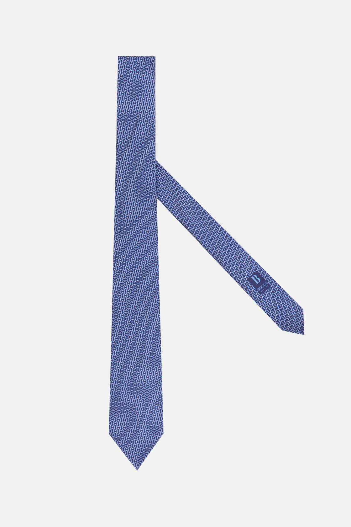 Шелковый галстук с микродизайном для спорта и фитнеса – фото №  2
