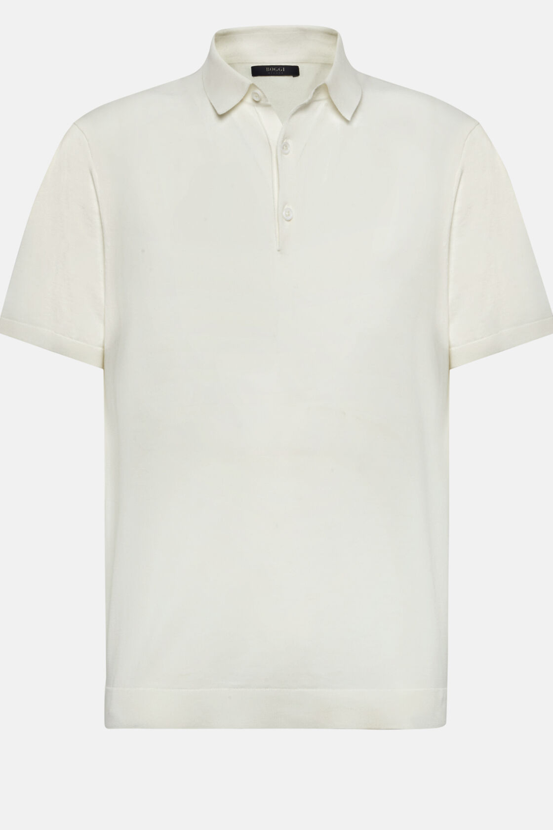 Белая рубашка-поло из хлопкового креп-трикотажа для спорта и фитнеса – фото №  6