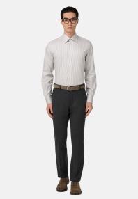 Рубашка из хлопка в полоску Regular Fit