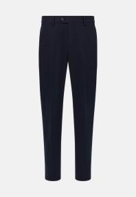Брюки из эластичного хлопка с тенселем стандартного кроя (regular fit)