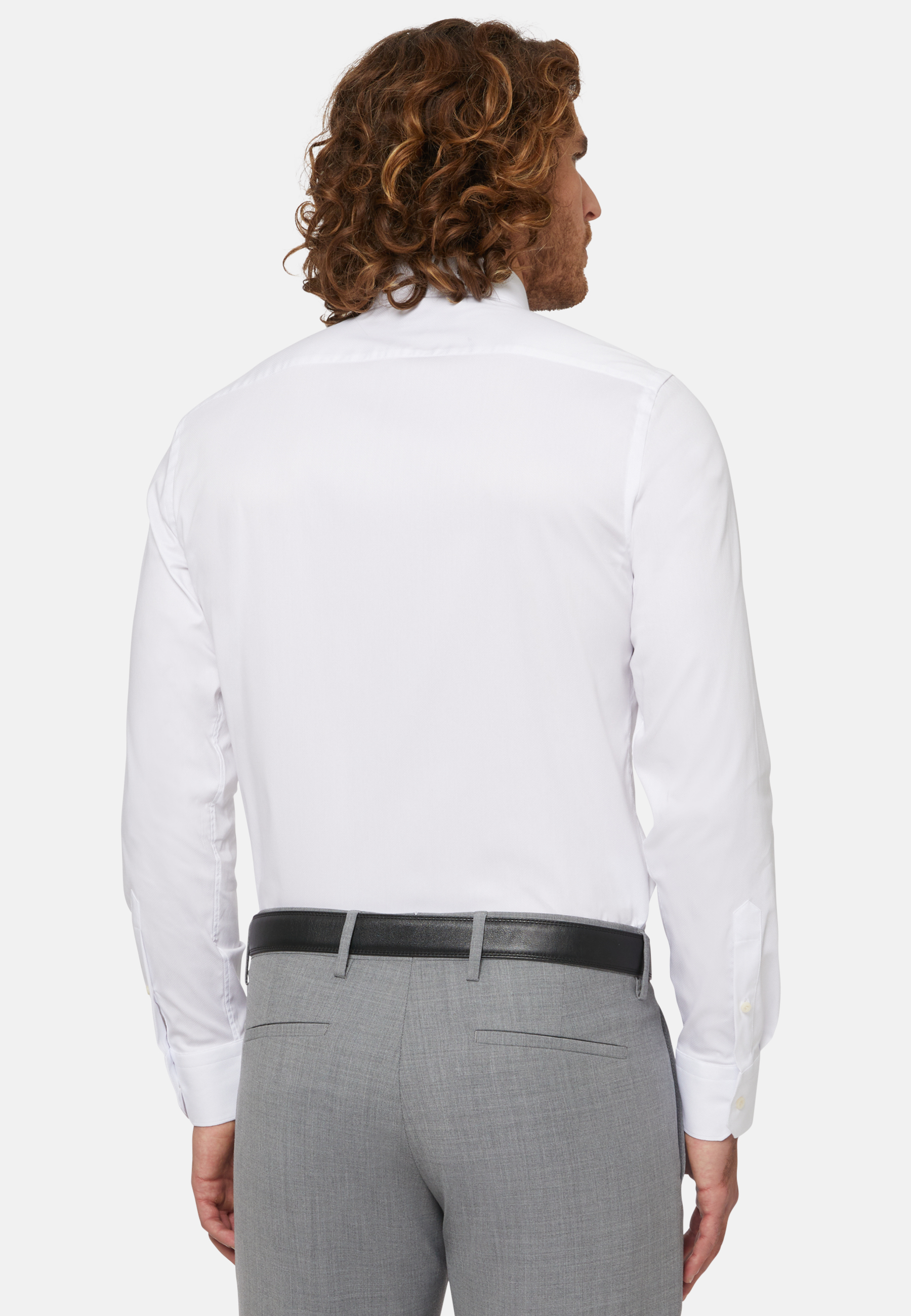 Рубашка Slim Fit из смесового хлопка для спорта и фитнеса – фото №  4