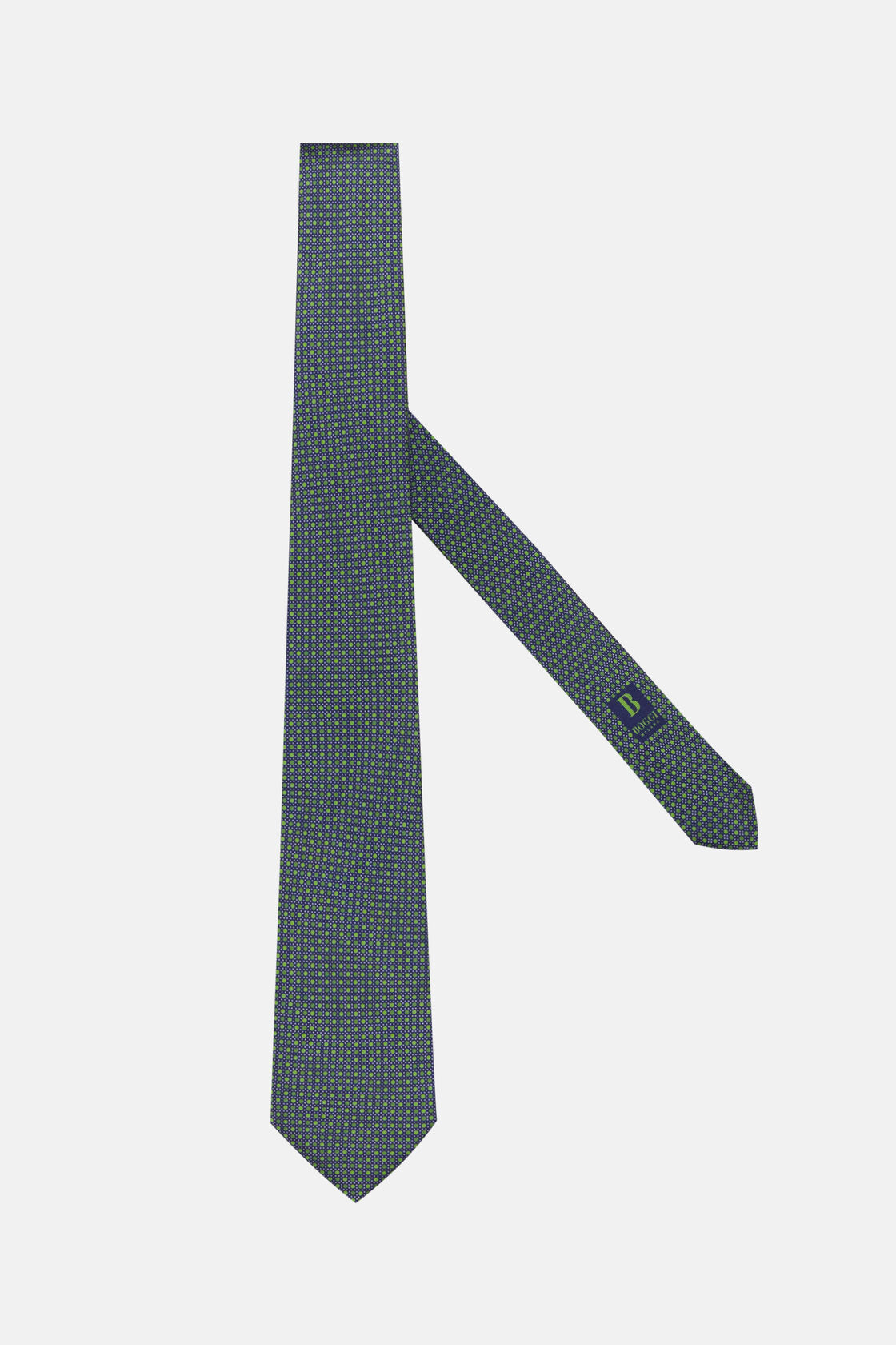 Шелковый галстук с узором в горошек для спорта и фитнеса – фото №  2