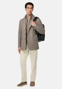 Шерстяной пиджак со съёмным жилетом