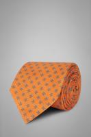 Шёлковый галстук с принтом «чемодан»