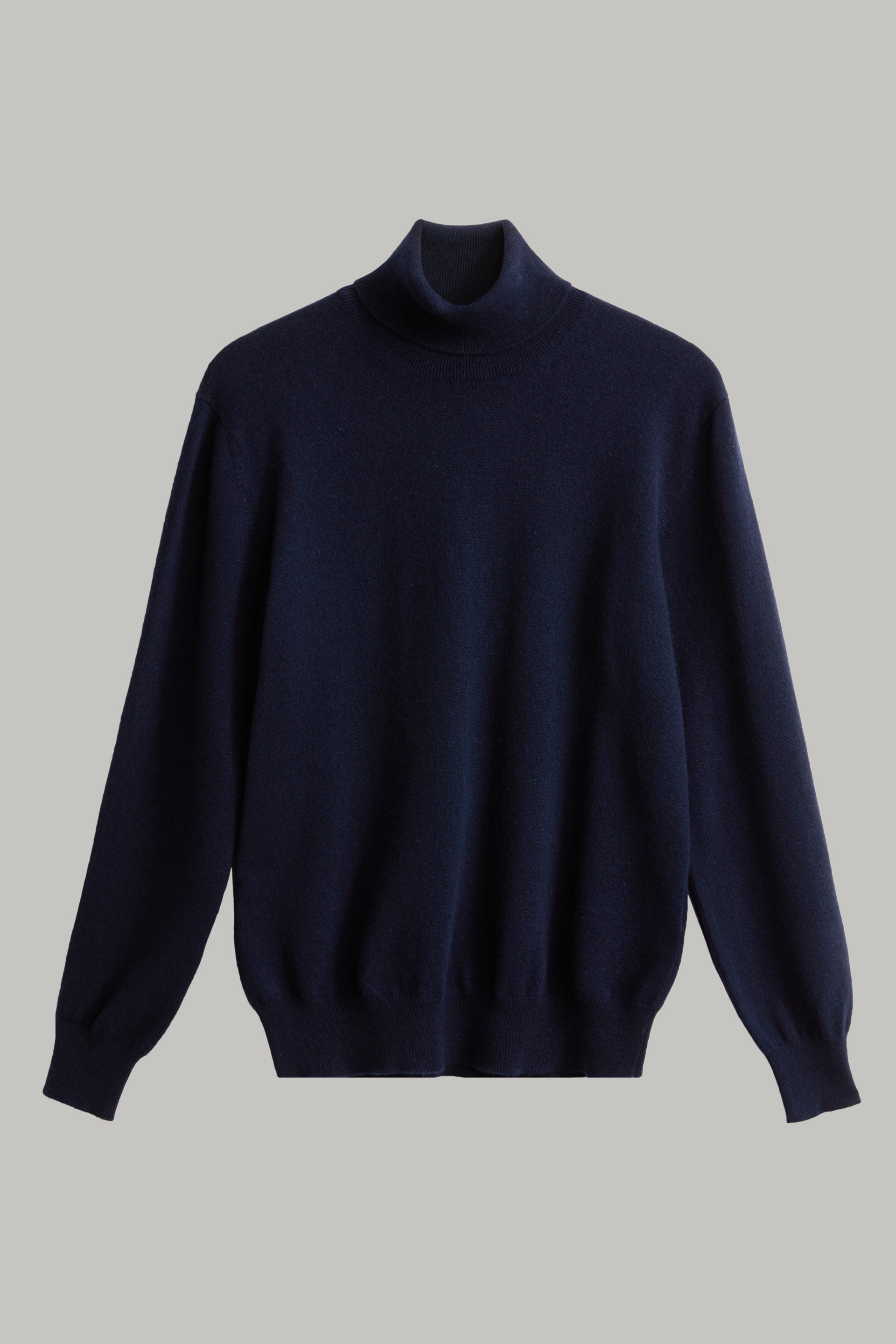 Тёмно-синий пуловер из кашемира для спорта и фитнеса – фото №  2