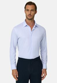 Поло стандартной посадки (regular fit) в клетку из японского джерси