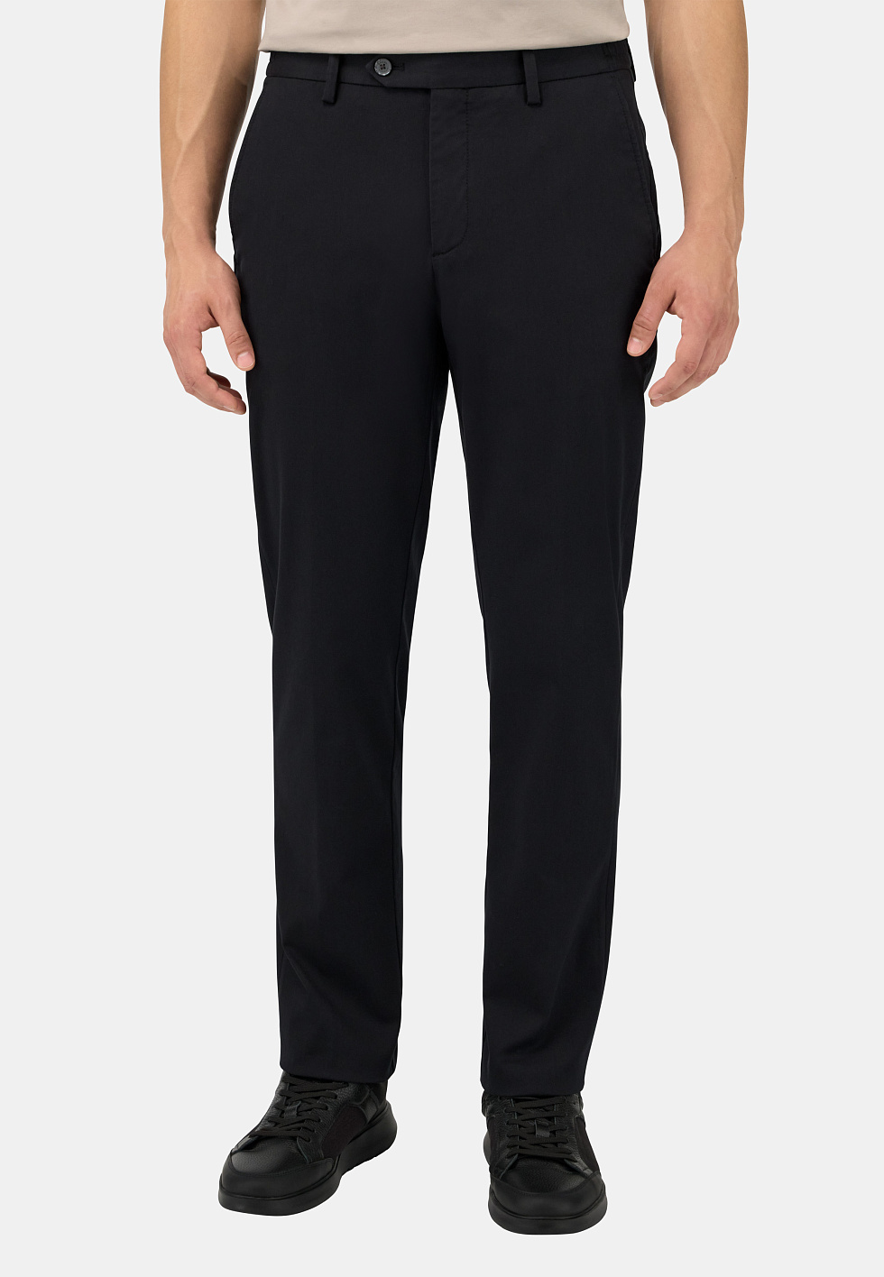 Брюки из эластичного хлопка и тенселя для спорта и фитнеса – фото №  3