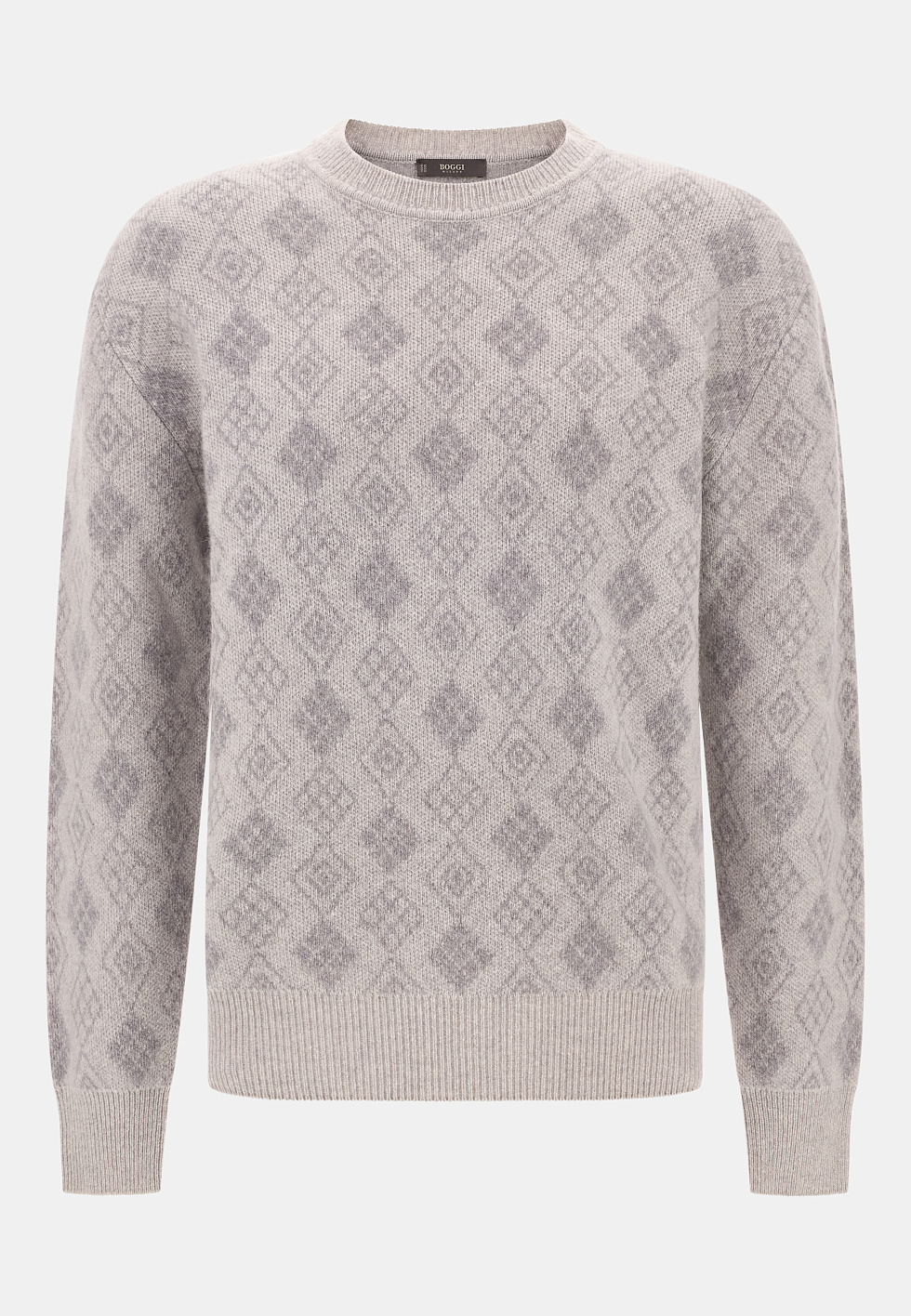 Джемпер с круглым вырезом из мериновой шерсти для спорта и фитнеса – фото №  6