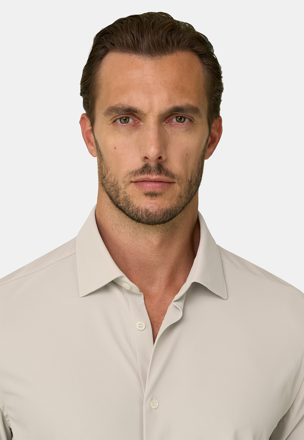 Рубашка приталенного кроя (slim fit) из эластичного нейлона B Tech для спорта и фитнеса – фото №  5