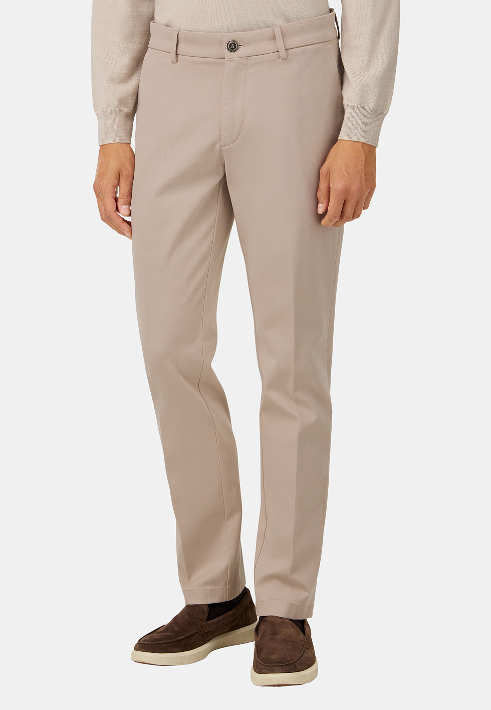 Брюки из эластичного хлопка Slim fit для спорта и фитнеса – фото №  3
