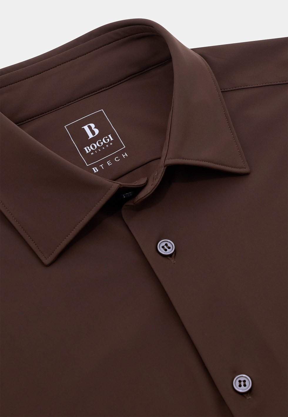 Рубашка из эластичного нейлона Slim fit для спорта и фитнеса – фото №  6