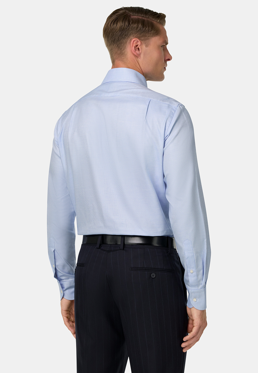 Рубашка из хлопка прямого кроя для спорта и фитнеса – фото №  4