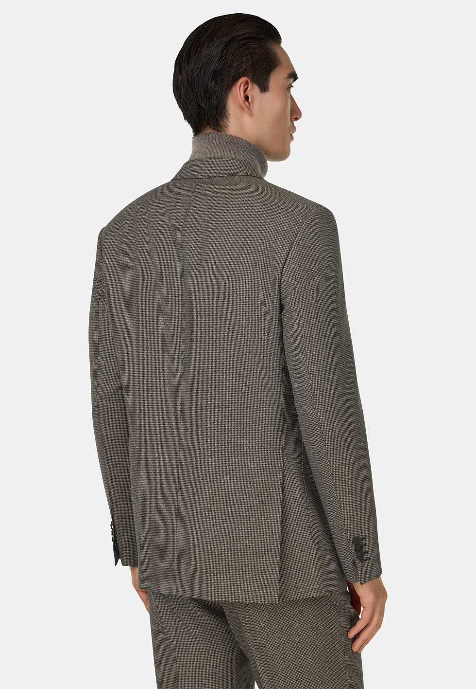 Костюм в клетку из чистой шерсти для спорта и фитнеса – фото №  4