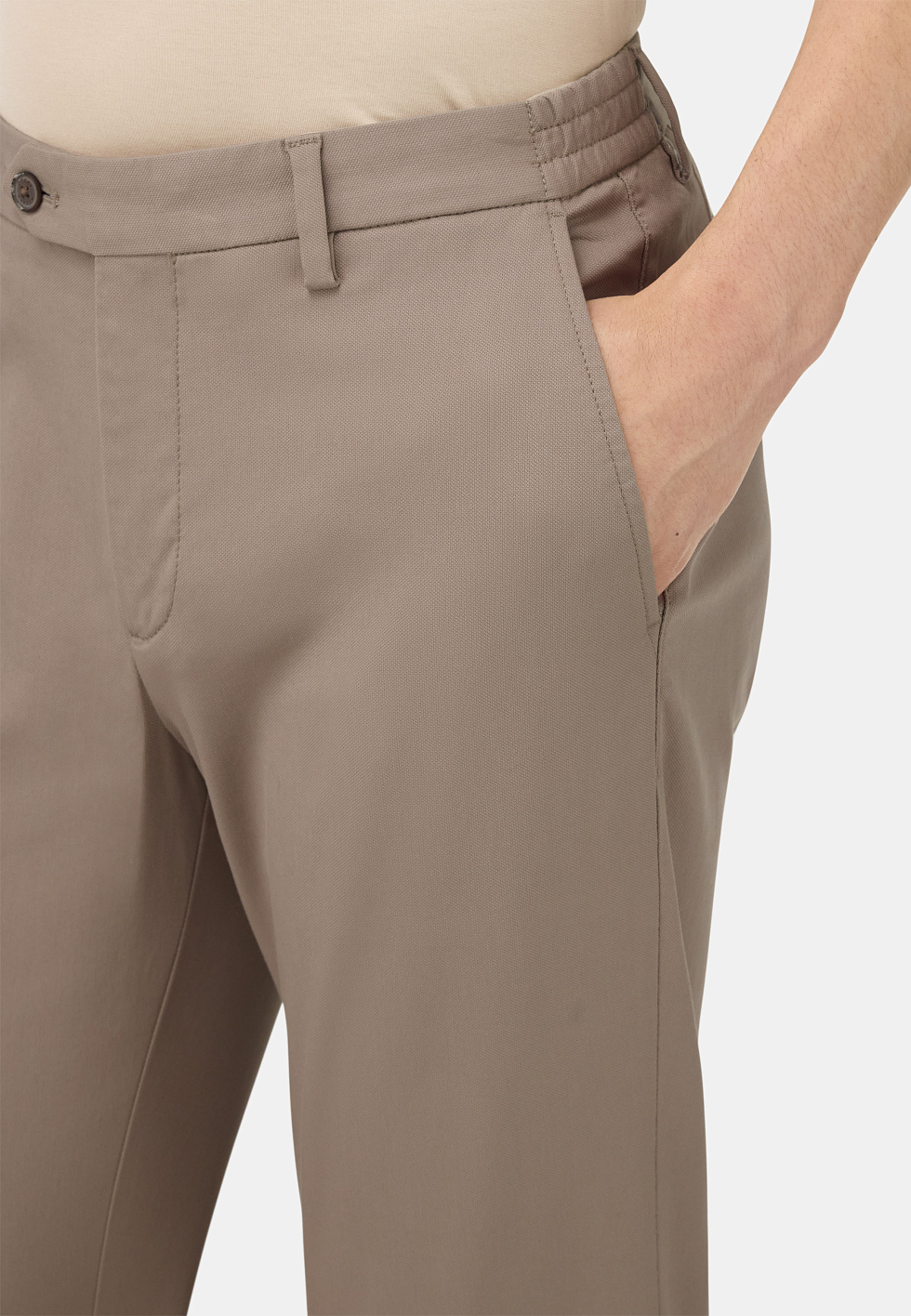 Брюки из эластичного хлопка и тенселя для спорта и фитнеса – фото №  6