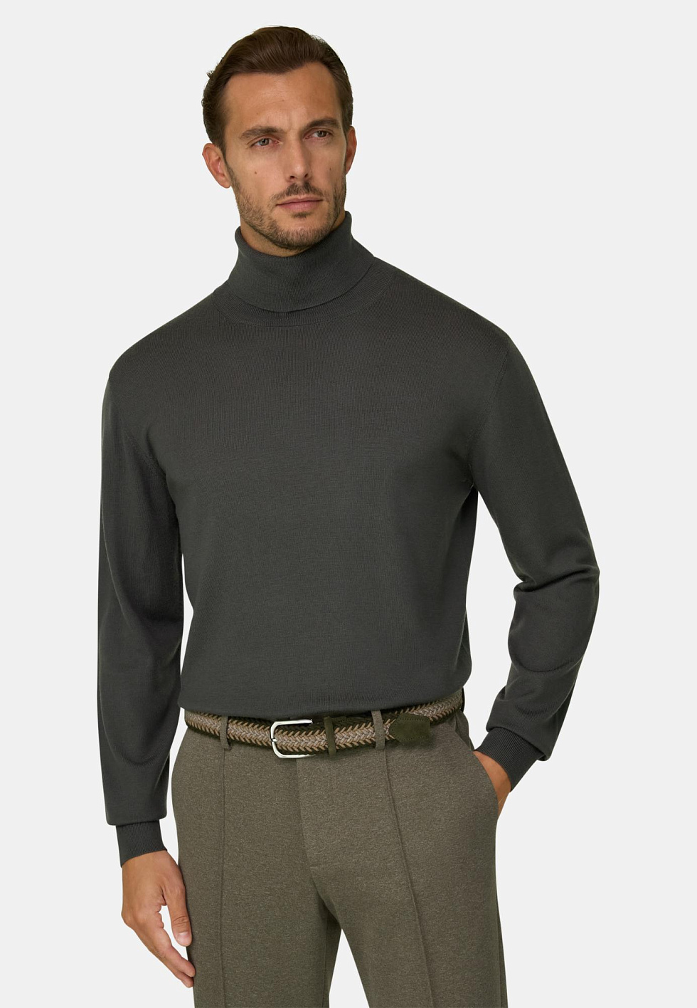 Водолазка из сверхтонкой мериносовой шерсти для спорта и фитнеса – фото №  2