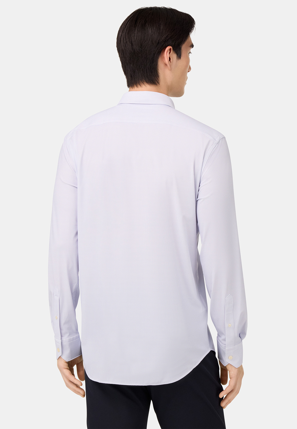 Рубашка из стрейч-нейлона Slim Fit для спорта и фитнеса – фото №  4