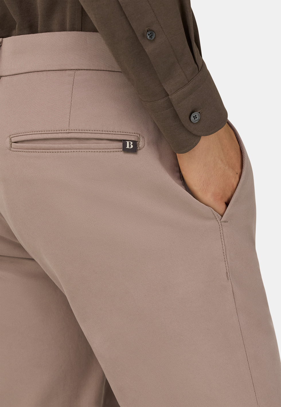 Брюки из эластичного хлопка для спорта и фитнеса – фото №  6