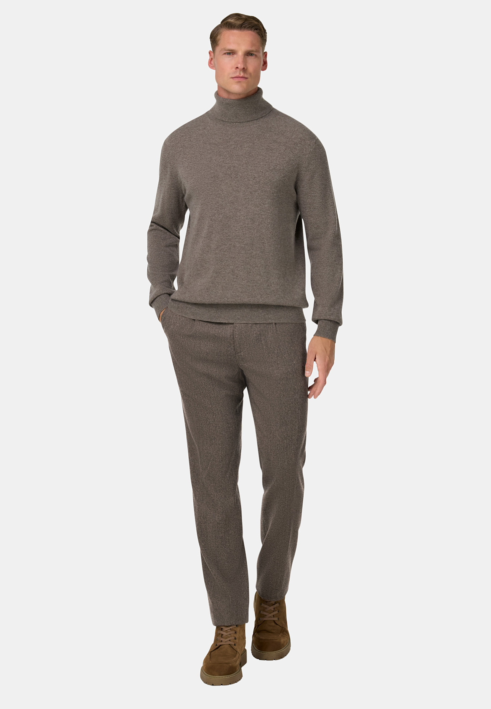 Городские брюки из мериновой шерсти для спорта и фитнеса – фото №  4