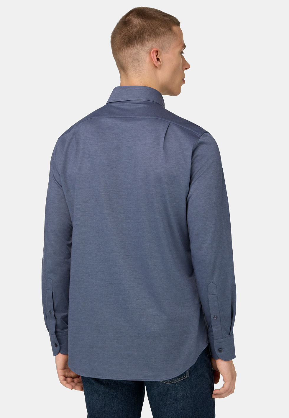 Рубашка из японского джерси Regular Fit для спорта и фитнеса – фото №  4