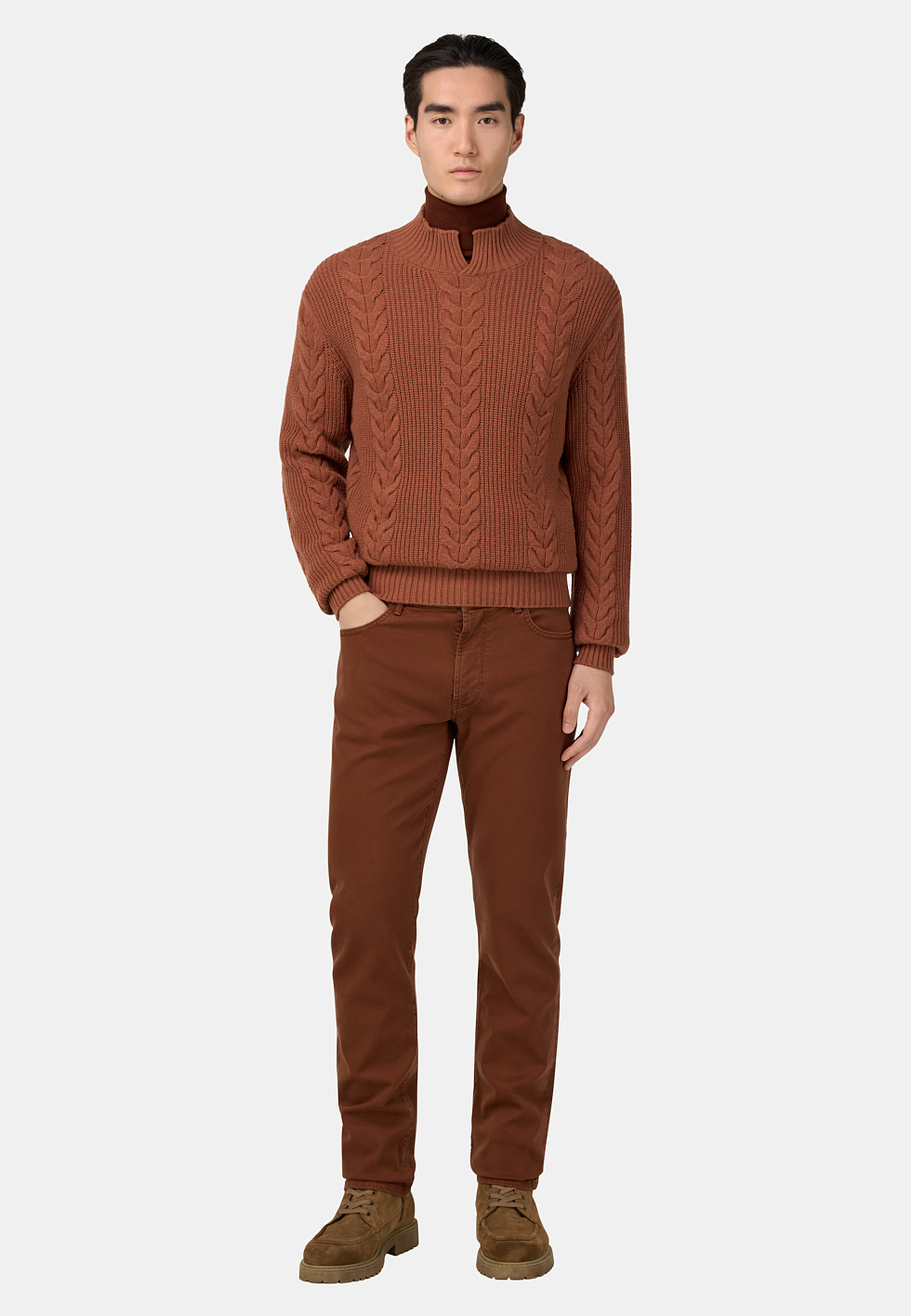 Джинсы из эластичного хлопка с Tencel™ для спорта и фитнеса – фото №  4