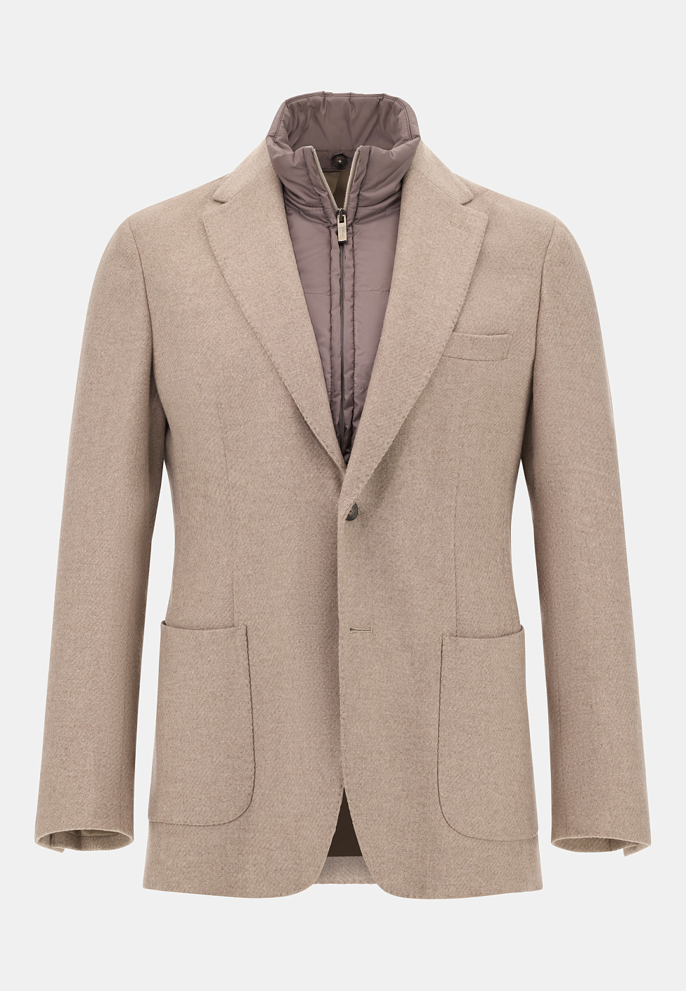 Пиджак из смесовой шерсти с жилетом для спорта и фитнеса – фото №  6